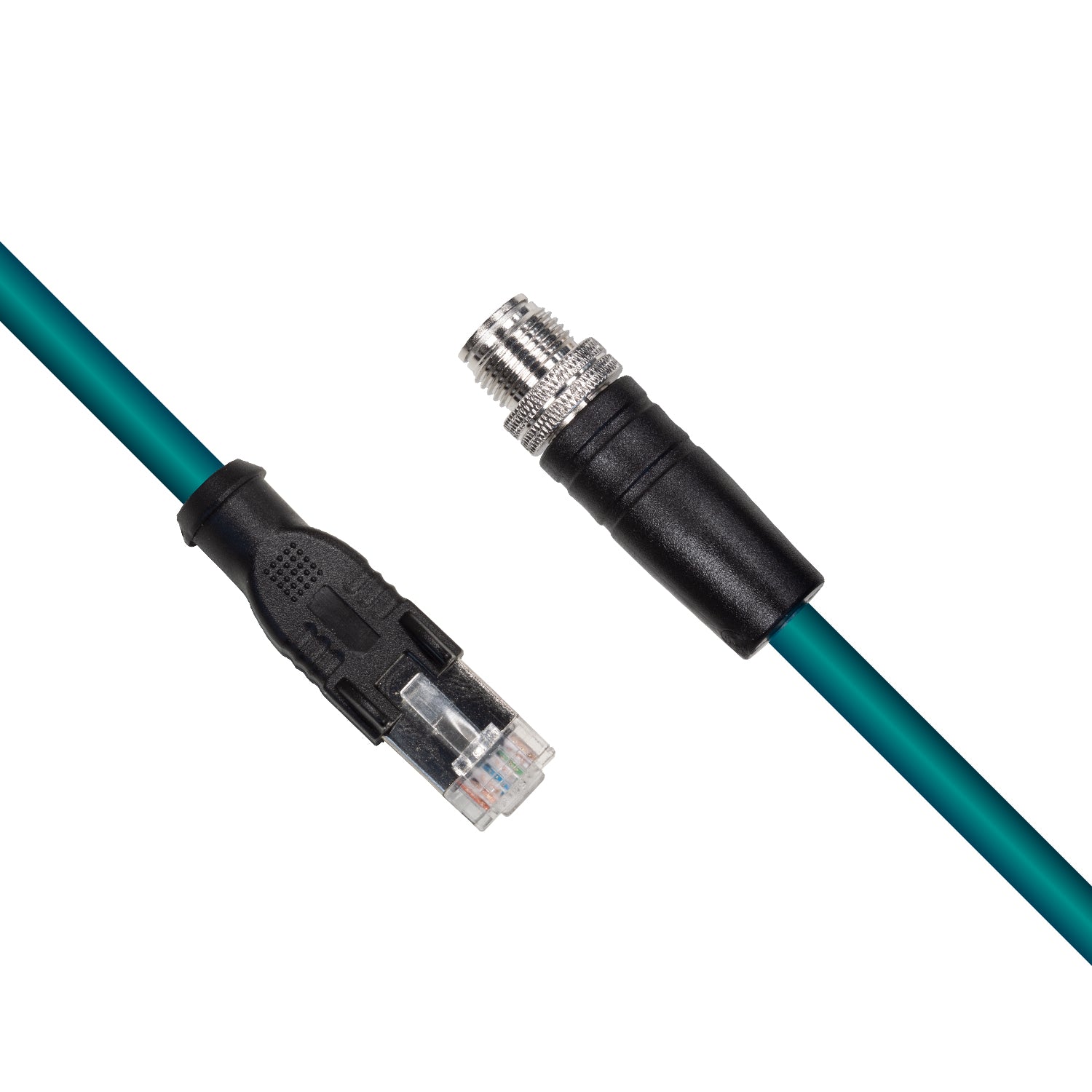 Ethernet cable, M12/RJ45